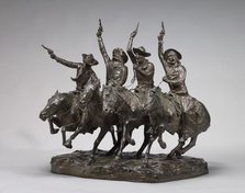 Off the Range (Coming Through the Rye), model 1902, cast 1903. Creator: Frederic Remington.
