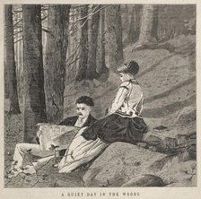 A Quiet Day in the Woods, 1870. Creator: Winslow Homer (American, 1836-1910).