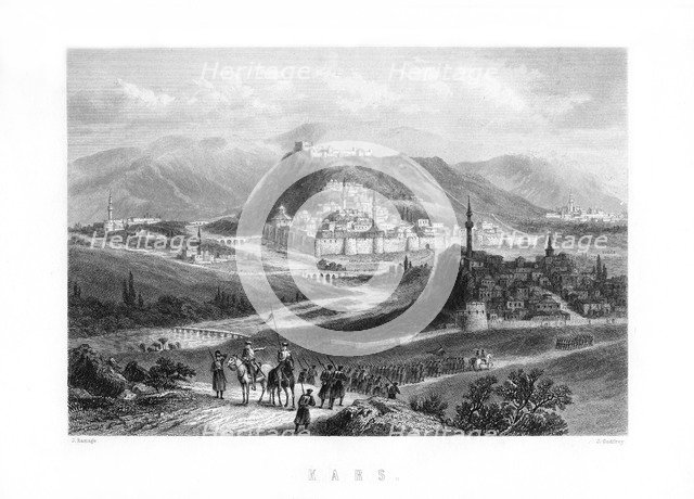 Kars, a city in northeast Turkey, 1893.Artist: J Godfrey
