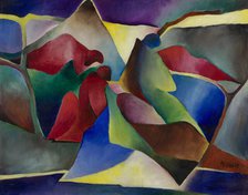 The Sleepers - Version II, 1918. Creator: Topp, Arnold (1887-1945).