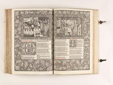 The Kelmscott Chaucer - The Works of Geoffrey Chaucer Now Newly Imprinted, 1896. Creator: Sir Edward Coley Burne-Jones.