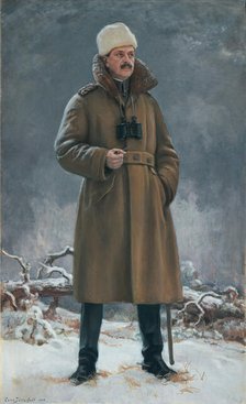 Portrait of Carl Gustaf Emil Mannerheim (1867-1951), 1933. Creator: Järnefelt, Eero (1863-1937).