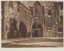The entrance to the cloisters, Westminster Abbey. From the album: Photograph album - London, 1920s. Creator: Harry Moult.