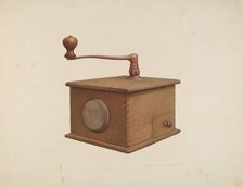 Coffee Grinder, c. 1940. Creator: William H Edwards.