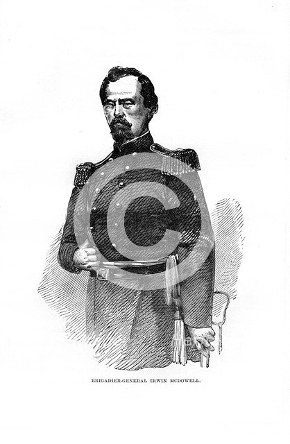 Brigadier-General Irvin McDowell, American military officer, (1872). Artist: Unknown