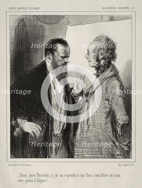 Baliverneries Parisiennes. Creator: Paul Gavarni (French, 1804-1866).