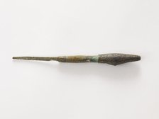 Knife blade and ornamented handle, Goryeo period, 12th-13th century. Creator: Unknown.