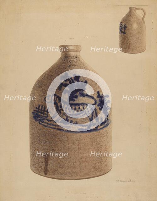Jug, c. 1936. Creator: Nicholas Amantea.