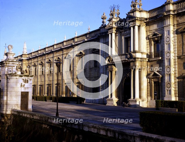Royal Factory of Tobacco, it is now the University of Seville, by Juan Wanderboch and José Vicent…