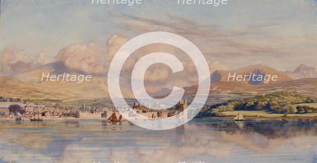 Caernarvon, 1875. Creator: John Brett.