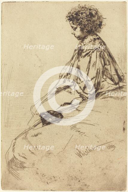 Bibi Lalouette, 1859. Creator: James Abbott McNeill Whistler.