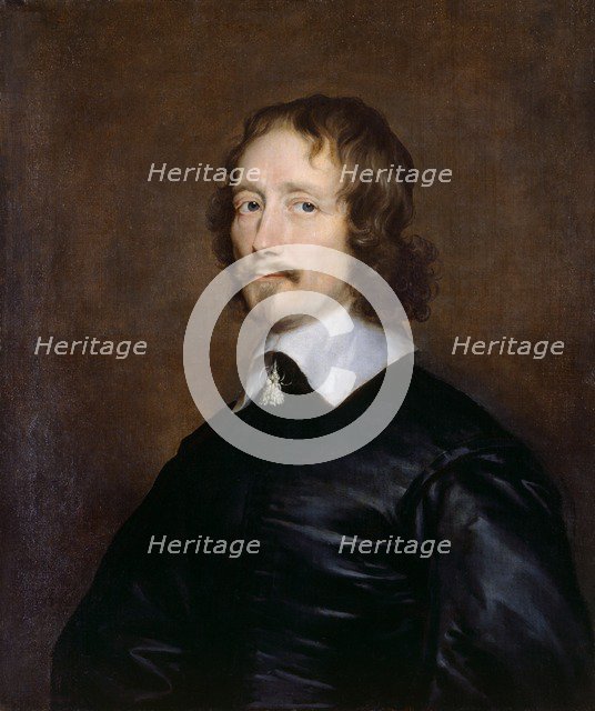 Portrait of John Hampden, English politician and MP, mid 17th century. Artist: William Dobson.