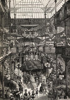 Le Bon Marché: Grand Central Staircase, 1892. Creator: Anonymous.