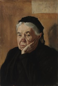 Auntie; The Artist's Aunt, 1898. Creator: Hugo Simberg.