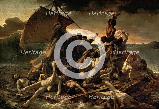 The Raft of the Medusa (Le Radeau de la Méduse), 1818-1819. Artist: Géricault, Théodore (1791-1824)
