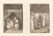 Illustrations to La Fontaine, 1799/1800. Creator: Daniel Nikolaus Chodowiecki.