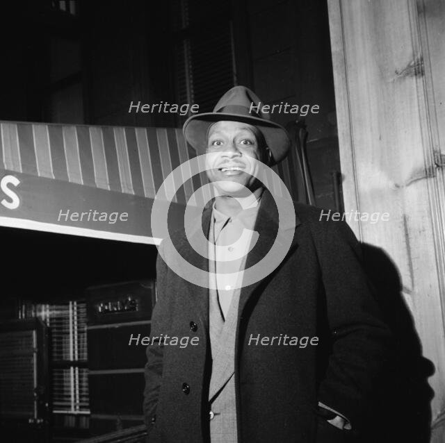 Portrait of Tiny Grimes, New York, N.Y.(?), ca. Jan. 1947. Creator: William Paul Gottlieb.