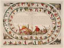 Cossacks Game, 1815. Artist: Genty, Jean-Baptiste (1767-1824)