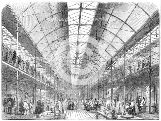 Museum of Science and Art, in Course of Construction, on the Kensington-Gore Estate, 1856.  Creator: Unknown.