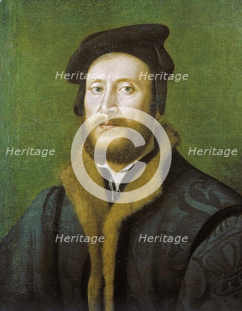 Portrait of a Bolognese Gentleman in a Fur-lined Coat, c1523-1525. Creator: Giuliano Bugiardini.