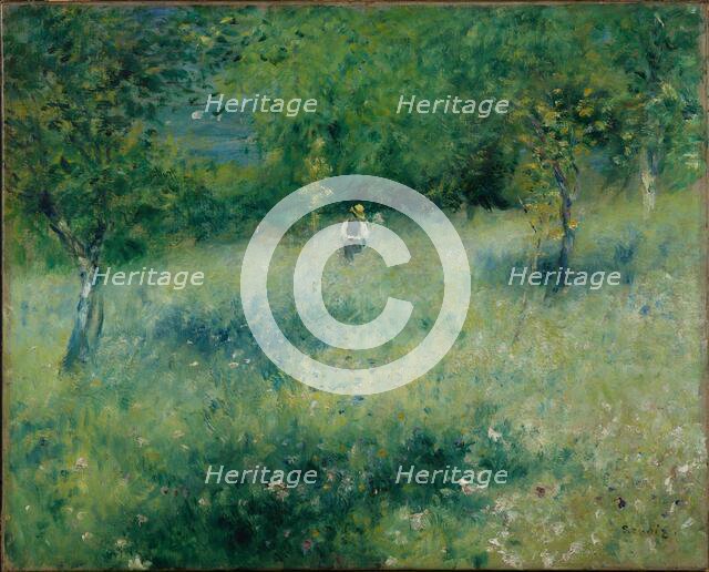 Spring at Chatou, c1873. Creator: Renoir, Pierre Auguste (1841-1919).