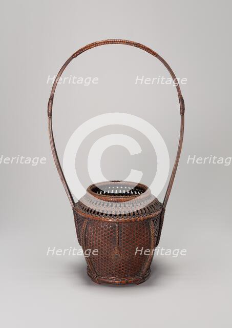 Peony Ikebana Basket, n.d. Creator: Unknown.