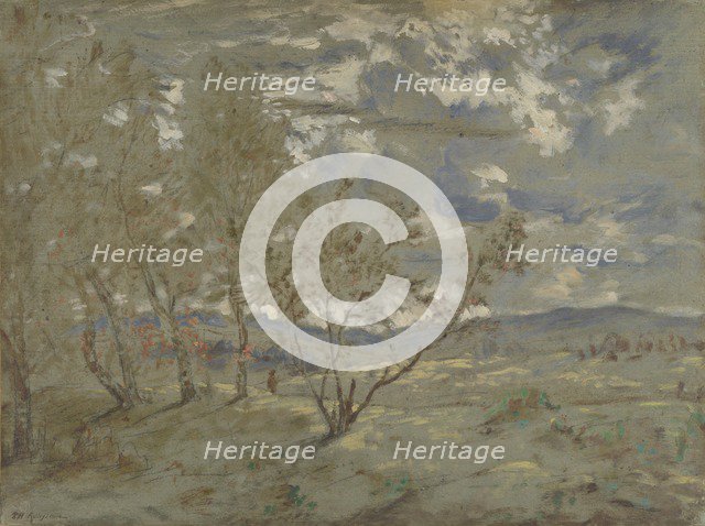 Landscape, ca 1865. Artist: Rousseau, Théodore (1812-1867)