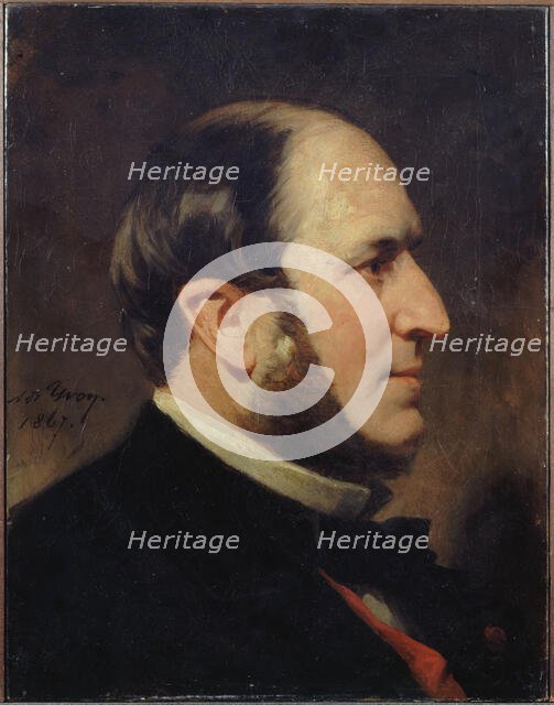 Portrait of Baron Haussmann (1809-1891), prefect of the Seine, 1867. Creator: Unknown.