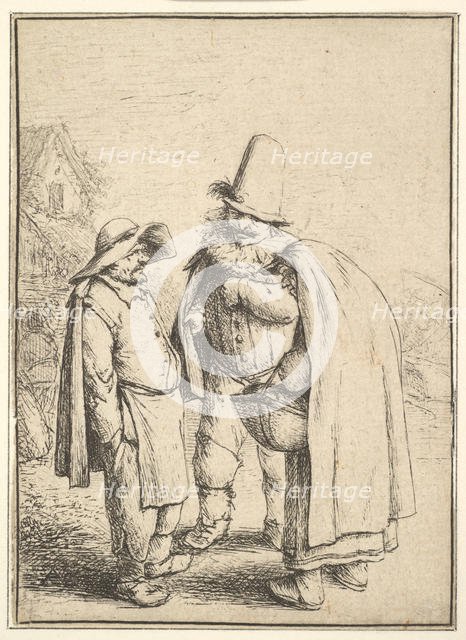 Grotesque Figures, 1610-85. Creator: Adriaen van Ostade.