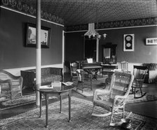 Parlor with piano, probably Ypsilanti, Michigan, between 1900 and 1910. Creator: Unknown.