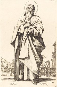 Saint Bartholomew, published 1631. Creator: Jacques Callot.