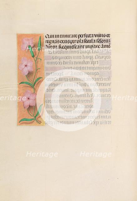 Hours of Queen Isabella the Catholic, Queen of Spain: Fol. 256v, Virgin and Child, c. 1500. Creator: Master of the First Prayerbook of Maximillian (Flemish, c. 1444-1519); Associates, and.