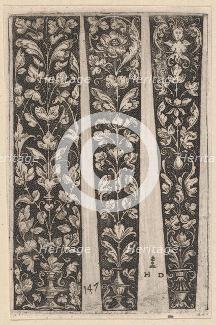 Design for Armor Decoration, ca. 1515. Creator: Hopfer Workshop.