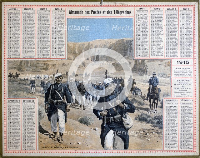 French Foreign Legion, 1915. Artist: Unknown