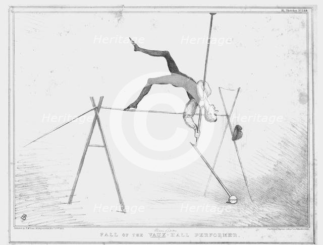 'Fall of the Vaux-Hall Performer',1834. Creator: John Doyle.
