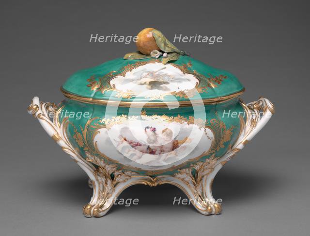 Covered Tureen (Terrine du roi), 1756. Creator: Sèvres Porcelain Manufactory (French, est. 1740).