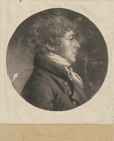 Unidentified Man, 1798-1803. Creator: Charles Balthazar Julien Févret de Saint-Mémin.