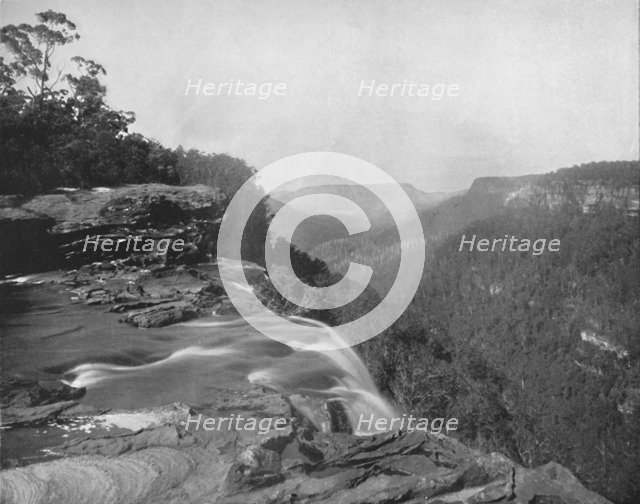 'The Fitzroy Falls', 19th century. Artist: Unknown.