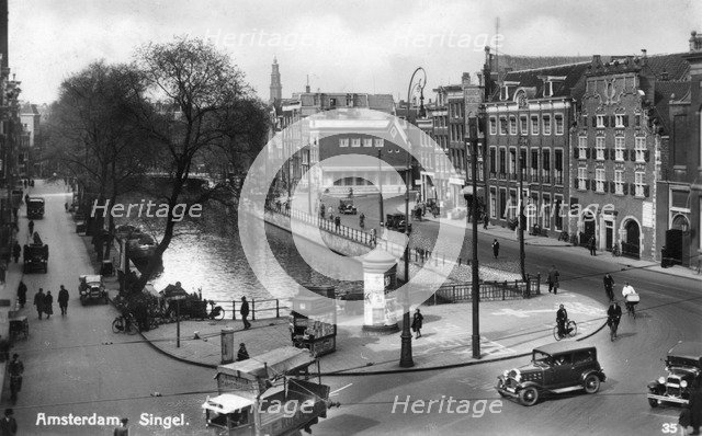 Amsterdam, Singel, 1937.Artist: S Finsy