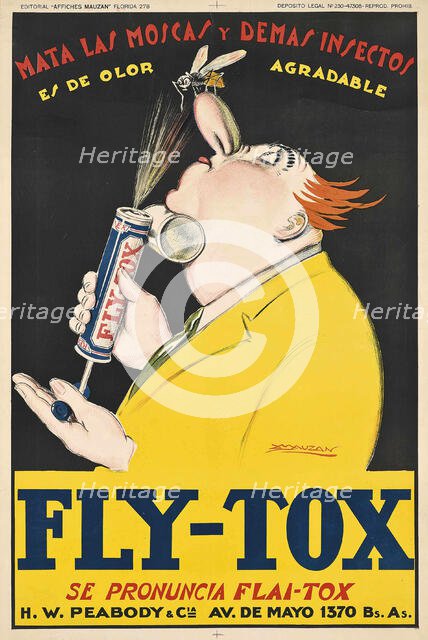 Fly-Tox, c1927. Creator: Mauzan, Luciano Achille (1883-1952).