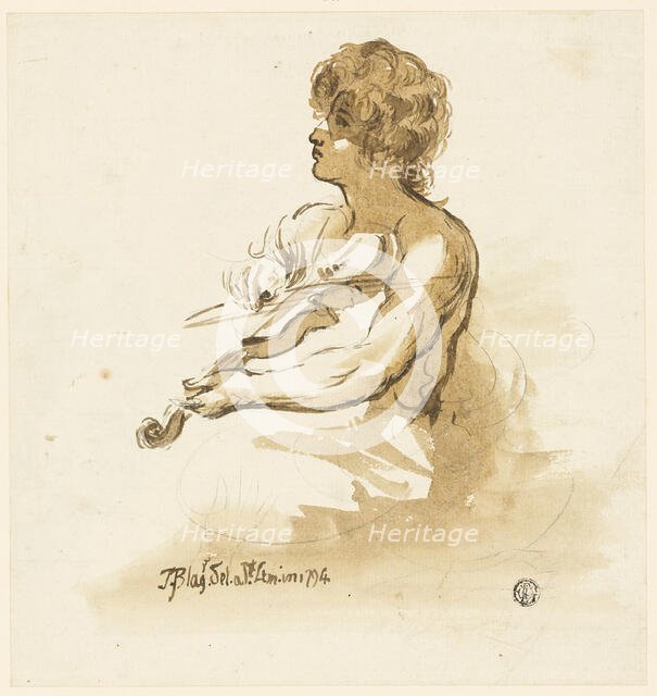 Young Violinist, 1794. Creator: Unknown.