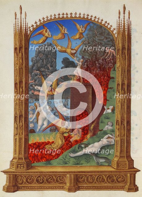 The Purified Souls in Purgatory (Les Très Riches Heures du duc de Berry). Artist: Limbourg brothers (active 1385-1416)