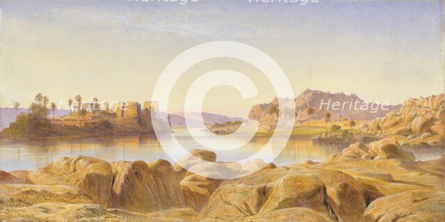 Philae, Egypt, 1863. Creator: Edward Lear.