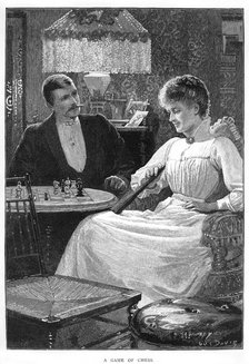 'A Game of Chess', c1900s-c1910s(?). Artist: Unknown
