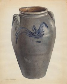 Jar, c. 1938. Creator: George Loughridge.