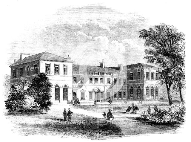 Woodhouse-Grove School, near Leeds, for the education of the sons of Methodist Ministers, 1862. Creator: Unknown.