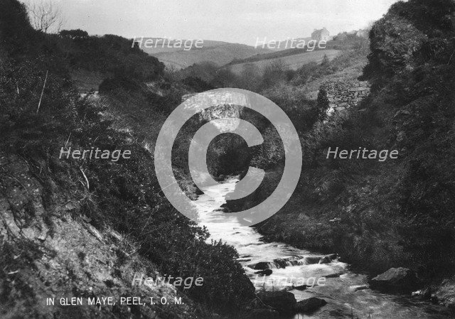 In Glen Maye, Peel, Isle of Man, 20th century. Artist: Unknown