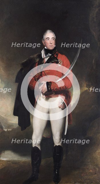 Portrait of Thomas Graham, Lord Lynedoch, British soldier, c1817.  Artist: Thomas Lawrence.