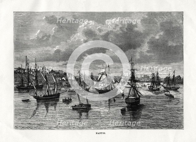 Nantes, France, 1879. Artist: C Laplante