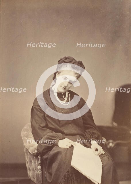 Sèriè à la Ristori, 1860s. Creator: Pierre-Louis Pierson.